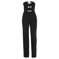 Erica Bow Wide Leg Jumpsuit Women Jumpsuits