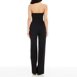 Erica Bow Wide Leg Jumpsuit Women Jumpsuits
