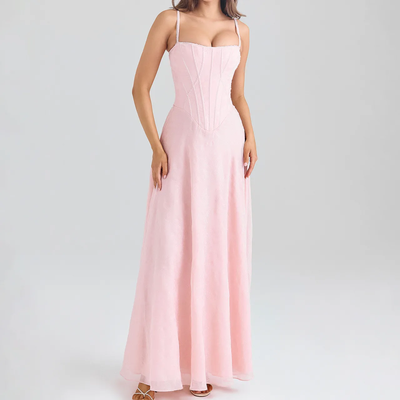 Online Esme Lurex Chiffon Dress Women Dresses|Occasion Dressing