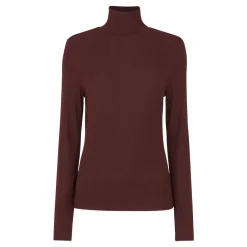 Essential Ribbed Polo Neck Women Sweaters & Cardigans