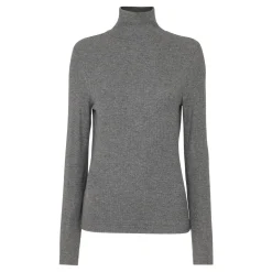 Outlet Essential Ribbed Polo Neck Women Sweaters & Cardigans