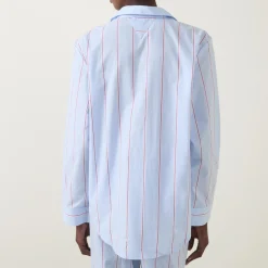 Hot Essential Striped Pyjama Top Women Sleepwear