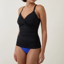 New Essentials Twist Front Tankini Top Women Swimwear & Beachwear
