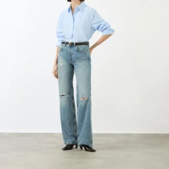 Discount Essie Logo Embroidered Shirt Women Tops
