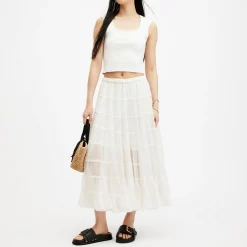 Eva Tiered Skirt Women Skirts