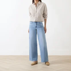 Discount Faith High-Rise Wide Leg Jeans Women Denim