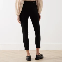 Hot Faith Mid-Rise Skinny Cropped Jeans Women Denim