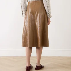 Falange Coated Skirt Women Skirts