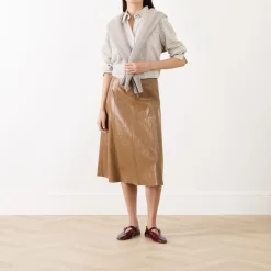 Falange Coated Skirt Women Skirts