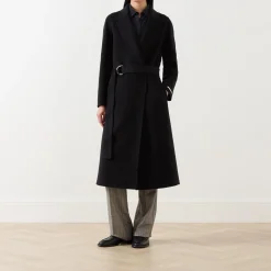 New Fastoso Belted Coat Women Coats & Jackets