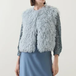Clearance Faux Fur Gilet Women Coats & Jackets