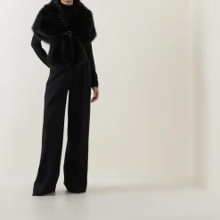 Online Faux Fur Stole Women Coats & Jackets