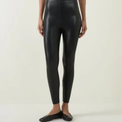 Clearance Faux Leather 7/8 Leggings Women Leggings