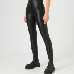 New Faux Leather Croc Effect Leggings Women Leggings