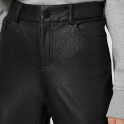 Hot Faux Leather Five Pocket Leggings Women Leggings