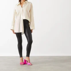 Sale Faux Leather Leggings Petite Women Leggings