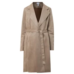Best Faux Suede Wrap Coat Women Coats & Jackets