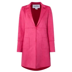 Discount Faux-Suede Single-Breasted Blazer Women Coats & Jackets