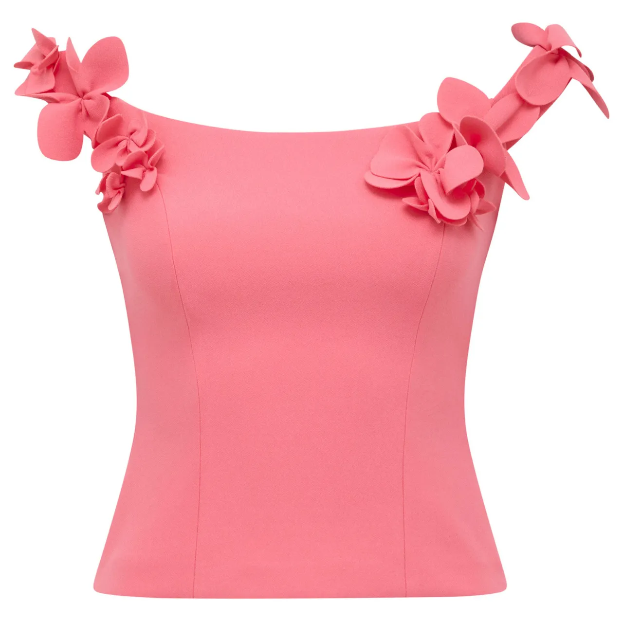 Best Faye Floral Applique Bardot Top Women Tops