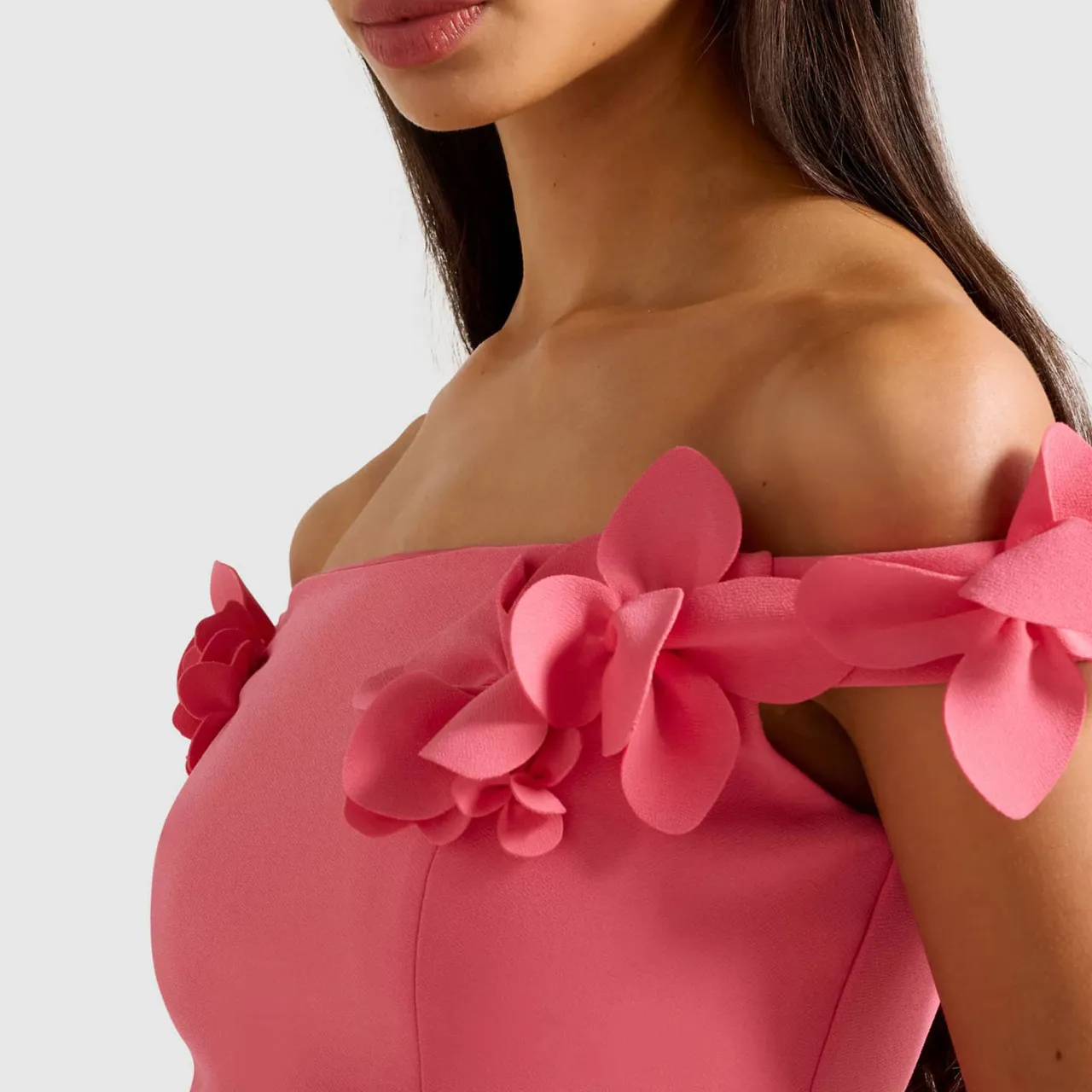 Best Faye Floral Applique Bardot Top Women Tops