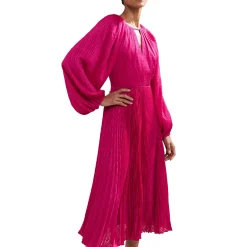 Sale Faye Textured Pleated Dress Women Dresses|Mother Of The Bride