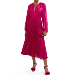 Sale Faye Textured Pleated Dress Women Dresses|Mother Of The Bride
