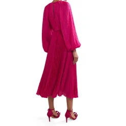 Sale Faye Textured Pleated Dress Women Dresses|Mother Of The Bride