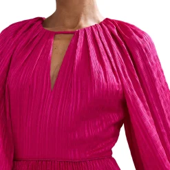Sale Faye Textured Pleated Dress Women Dresses|Mother Of The Bride