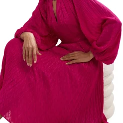 Sale Faye Textured Pleated Dress Women Dresses|Mother Of The Bride