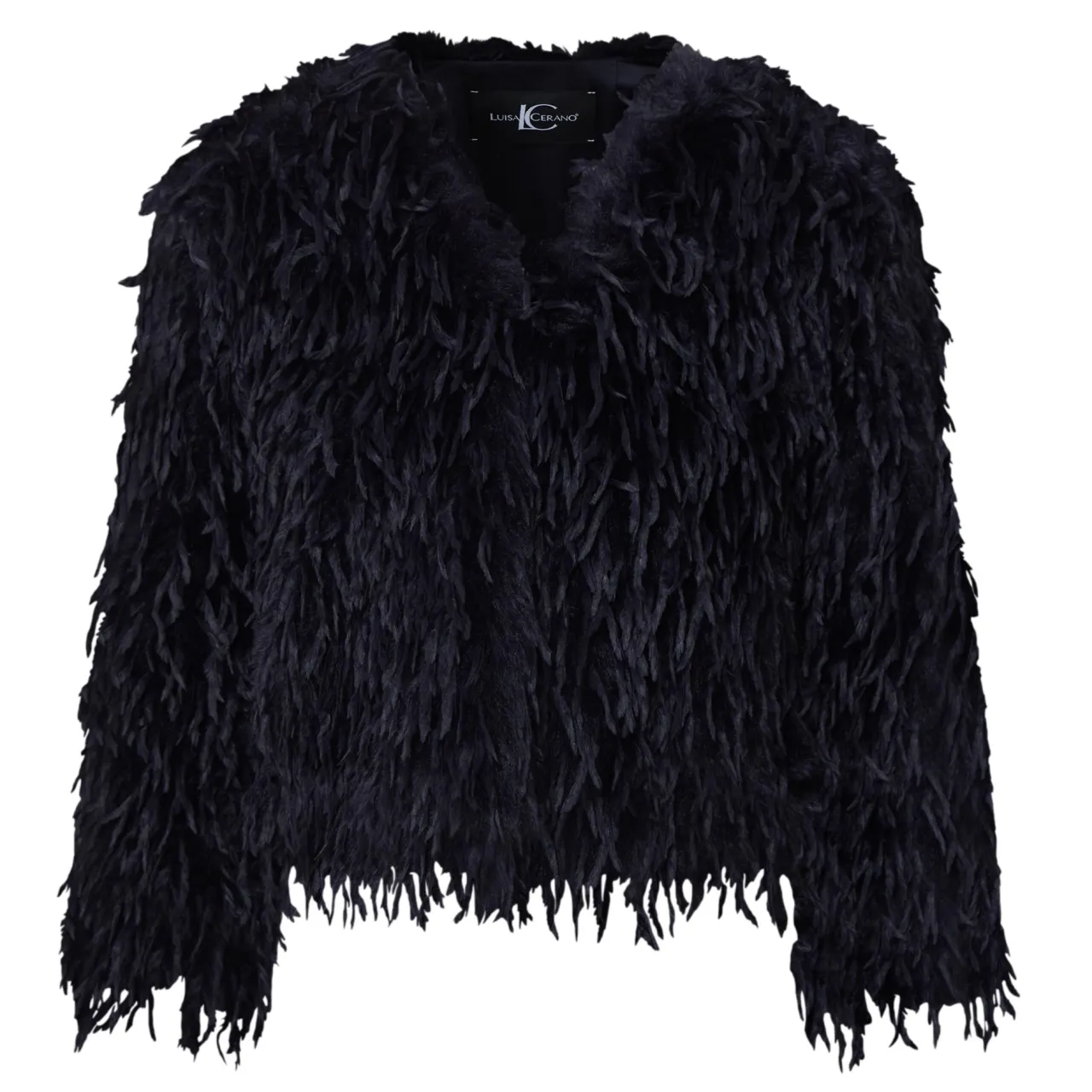 Hot Feather Effect Jacket Women Coats & Jackets