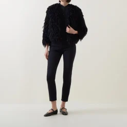 Hot Feather Effect Jacket Women Coats & Jackets