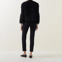 Hot Feather Effect Jacket Women Coats & Jackets