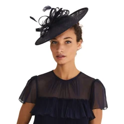 Best Feather-Detailed Disc Fascinator Women Hats