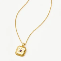 Hot February Birthstone Necklace Women Necklaces