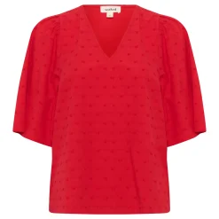 Felisia Textured Blouse Women Tops