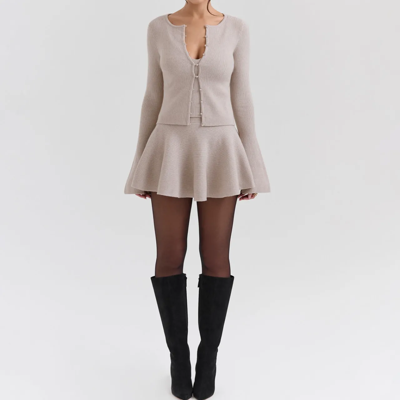 Outlet Fern Flounce Mini Skirt Women Skirts