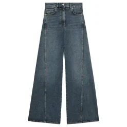 Best Fern Twist-Seam Wide Leg Jeans Women Denim