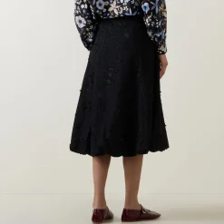 Sale Fiamma Floral Appliqué Skirt Women Skirts