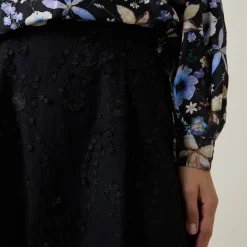 Sale Fiamma Floral Appliqué Skirt Women Skirts
