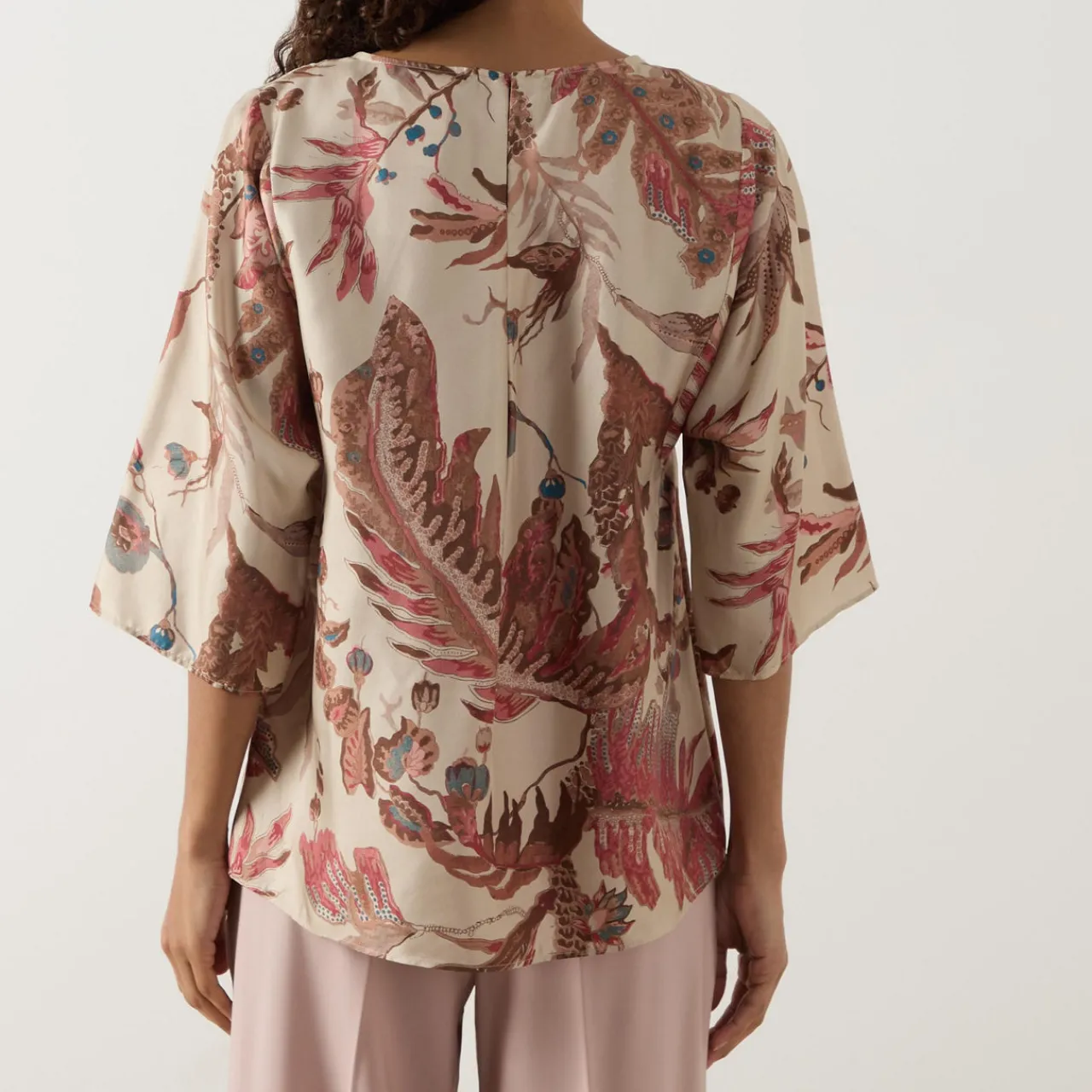 Best Filippo Printed Blouse Women Tops