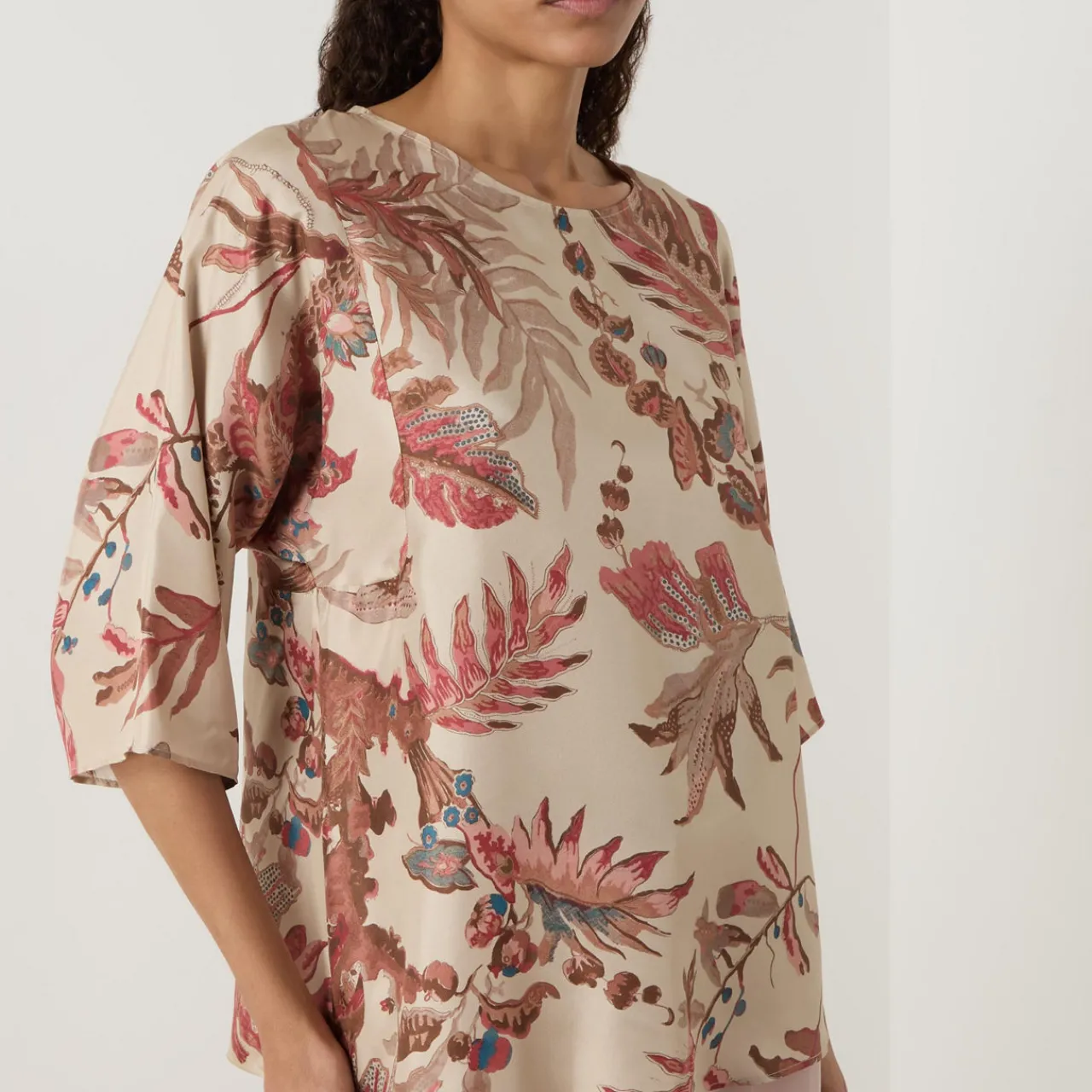 Best Filippo Printed Blouse Women Tops