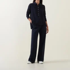 Clearance Fine Knit Polo Shirt Women Sweaters & Cardigans