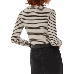 Sale Fine-Knit Striped Sweater Women Sweaters & Cardigans