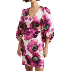 Best Fiona Floral Mini Dress Women Dresses