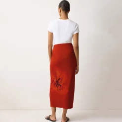 Discount Fire Flower Skirt Women Skirts
