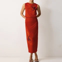 Discount Fire Flower Skirt Women Skirts