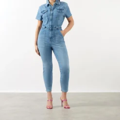 Best Fit For Success Denim Jumpsuit Women Jumpsuits