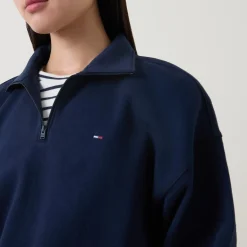 Clearance Flag Logo Half-Zip Sweatshirt Women Sweatshirts & Hoodies