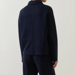 Discount Flap Pocket Drawstring Jacket Women Coats & Jackets