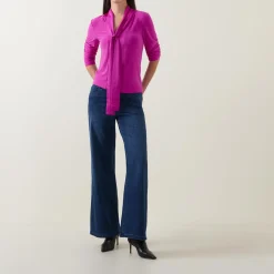 Flared Leg Jeans Women Trousers & Shorts
